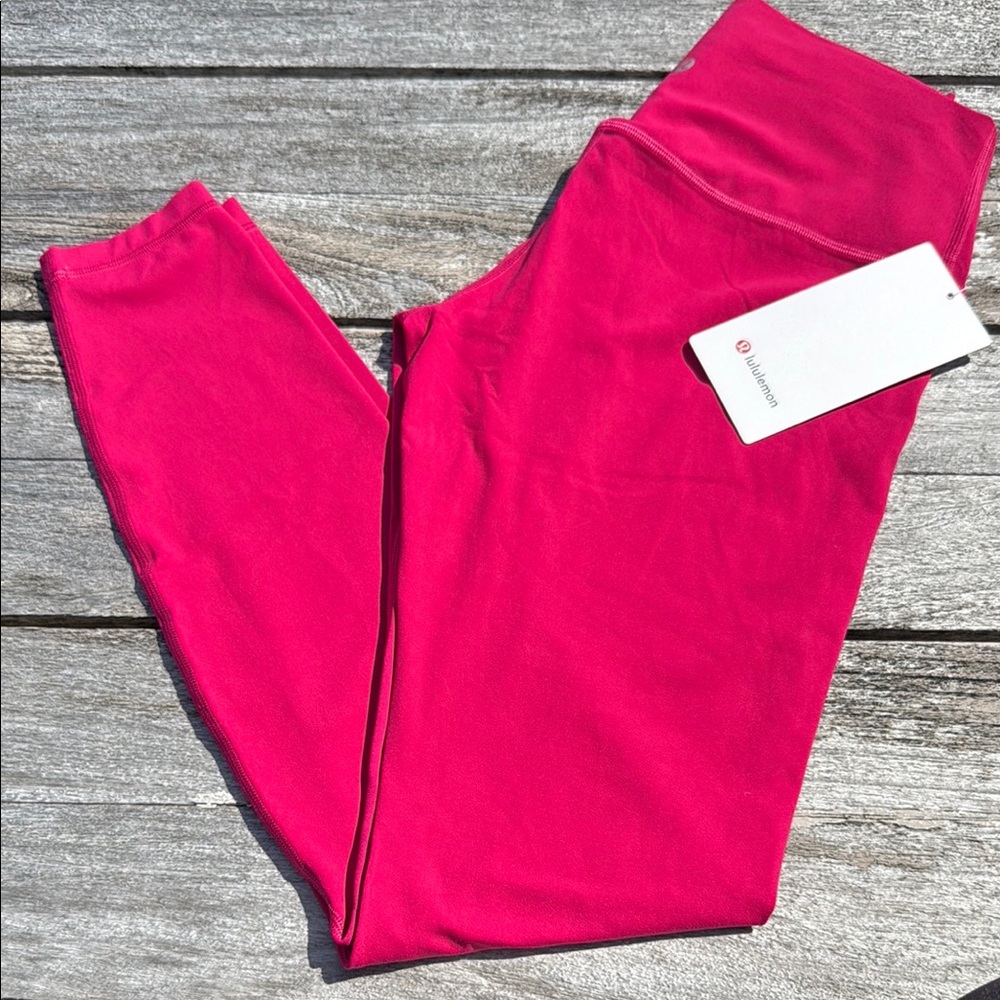 Lululemon Align High-Rise Pant 28" Passionate pink LEGGINGS size 8 NWT‎